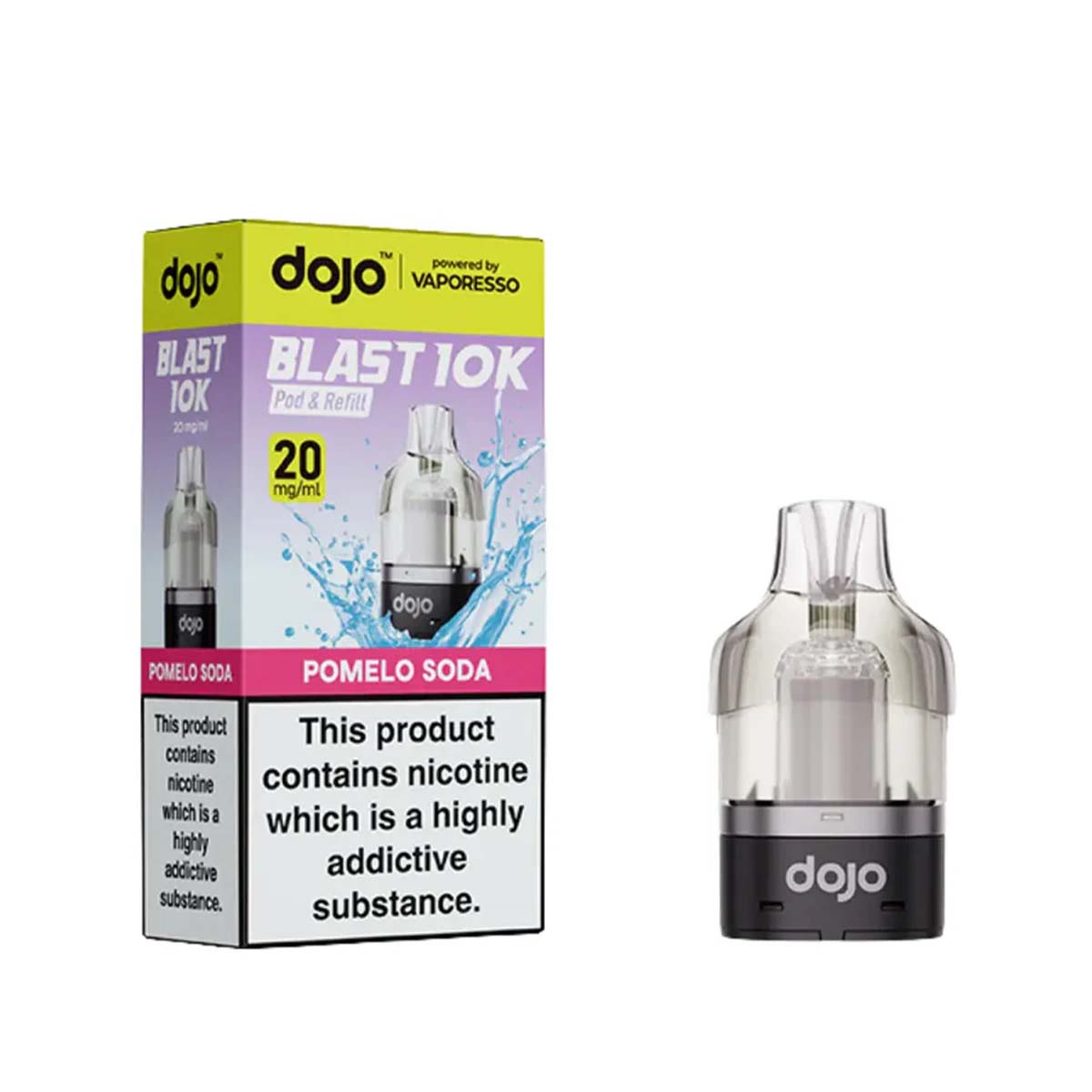 Vaporesso Dojo Blast 10K Prefilled Refill Pods Pomelo Soda