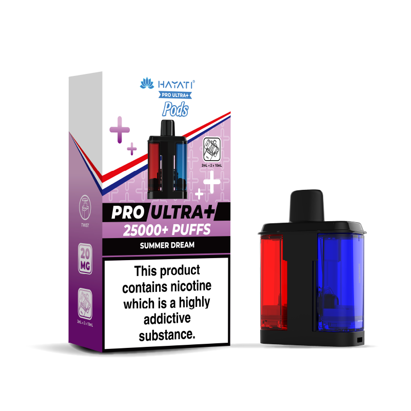 Hayati Pro Ultra 25K Refill Pod Replacements Summer Dream