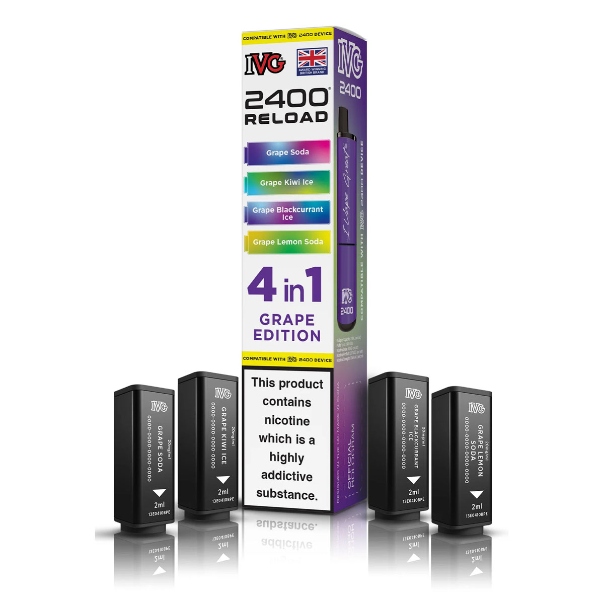ivg 2400 reload pods grape edition