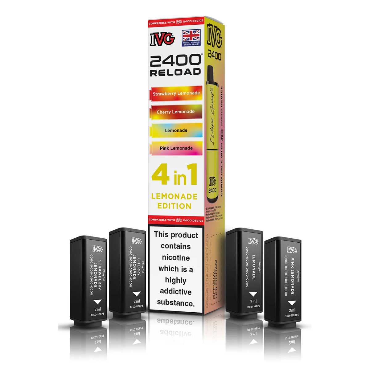 ivg 2400 reload pods lemonade edition