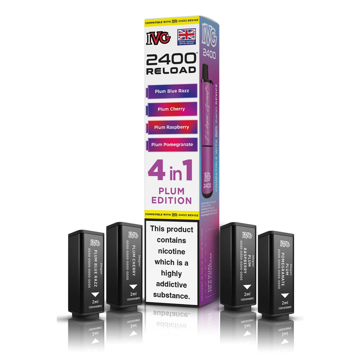 ivg 2400 reload pods plum edition