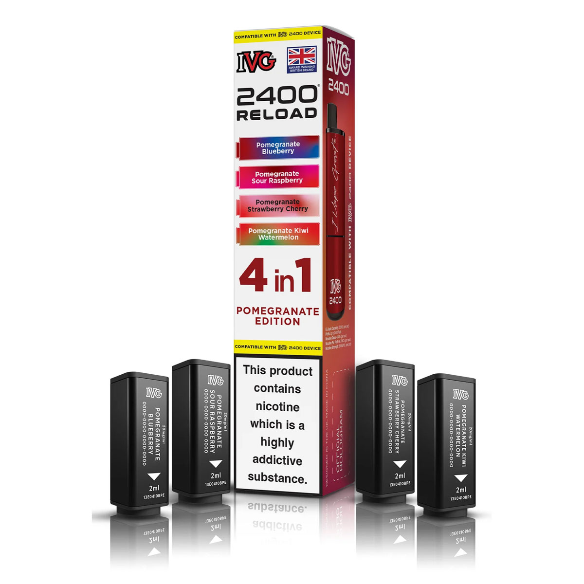ivg 2400 reload pods pomegranate edition